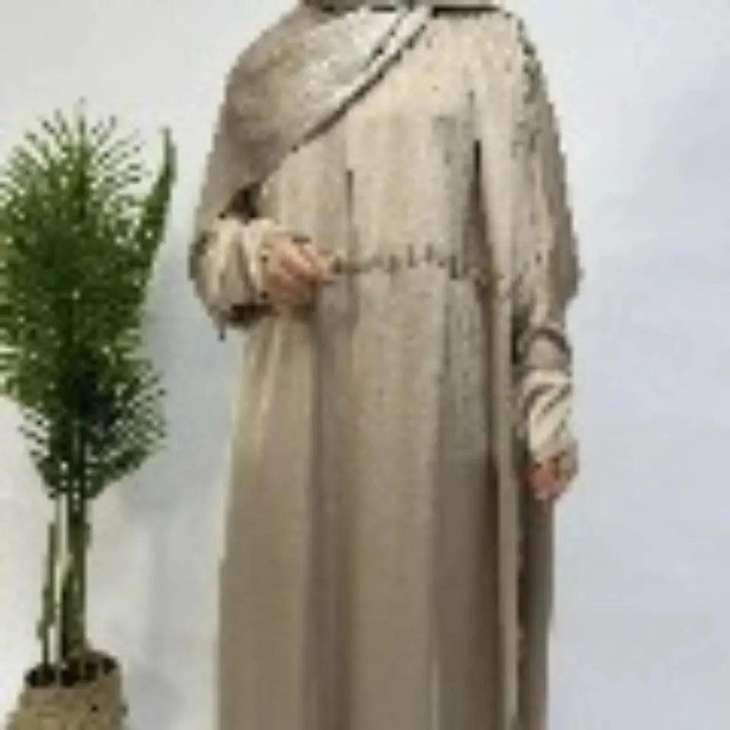 Armani Abaya: Perfect Satin Abaya With A Drawstring (MA039) by Mariam's Collection