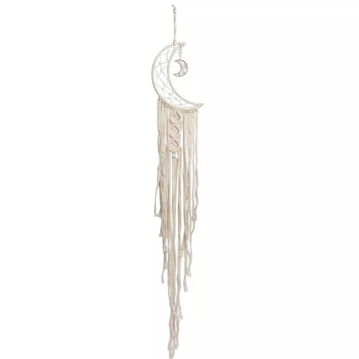 Macrame Woven Wall Hanging Boho Tapestry Moon Star Dreamcatcher Home Decor by DailySale