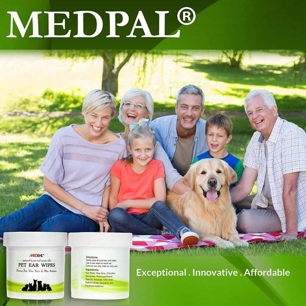 MedPal Cleaning Wipes for Dogs and Cats Prevent Ear Infections by DailySale