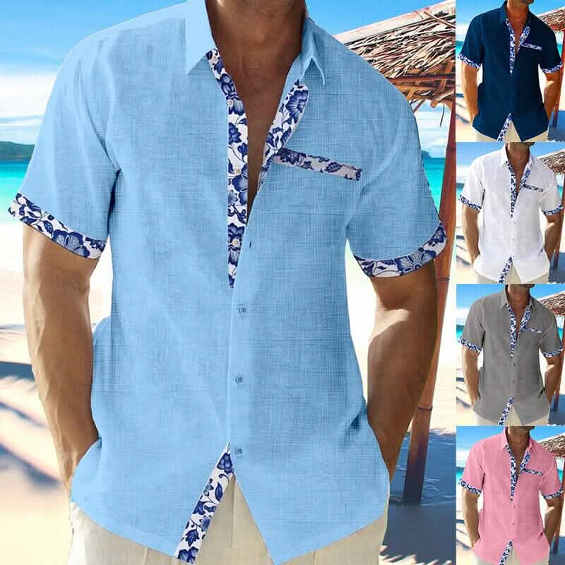 Men Casual Shirt Button Down Short Sleeve by DailySale