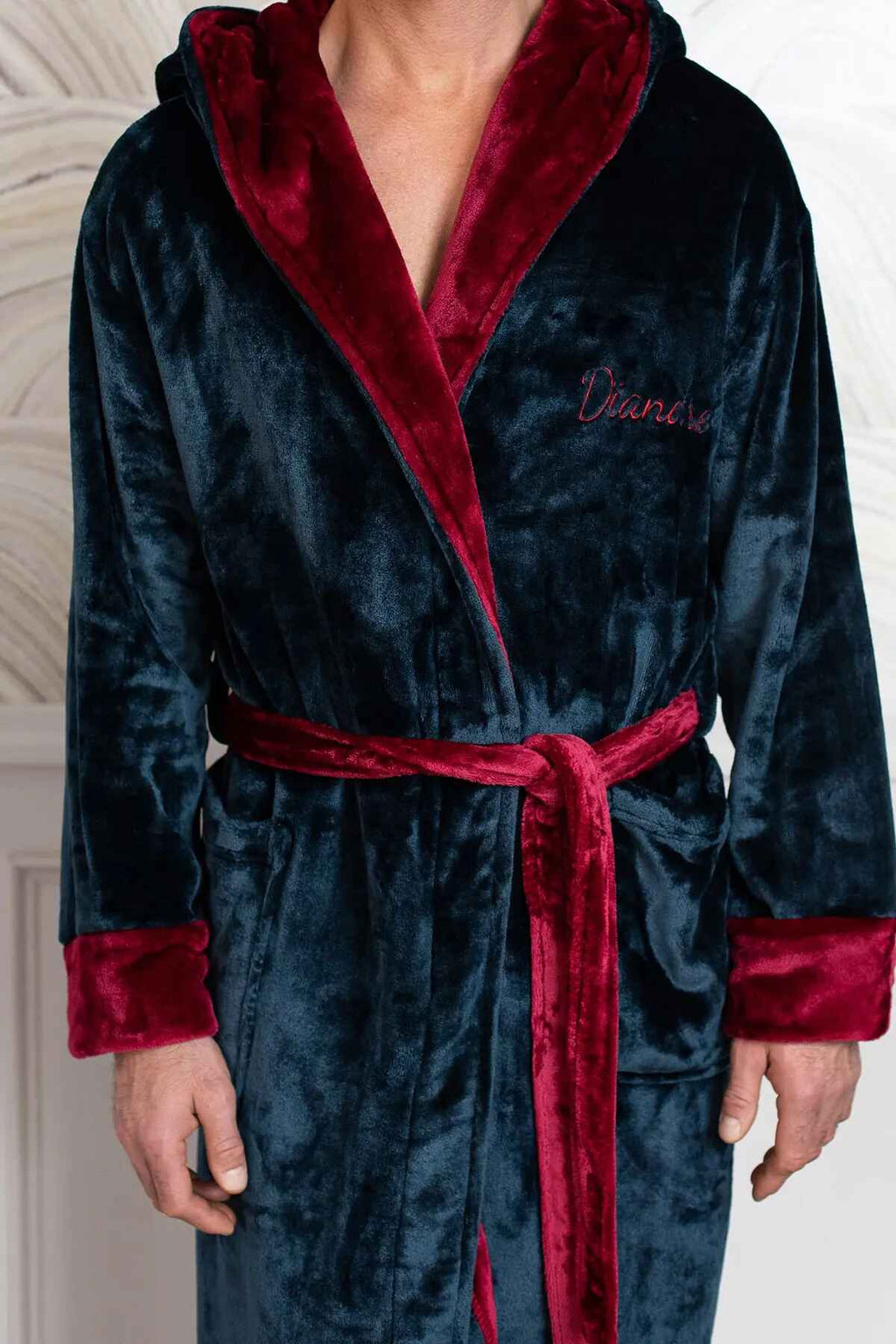 Men’s Robe with Hood – Ultra-Soft Plush Comfort for Everyday Use by Lotus Linen