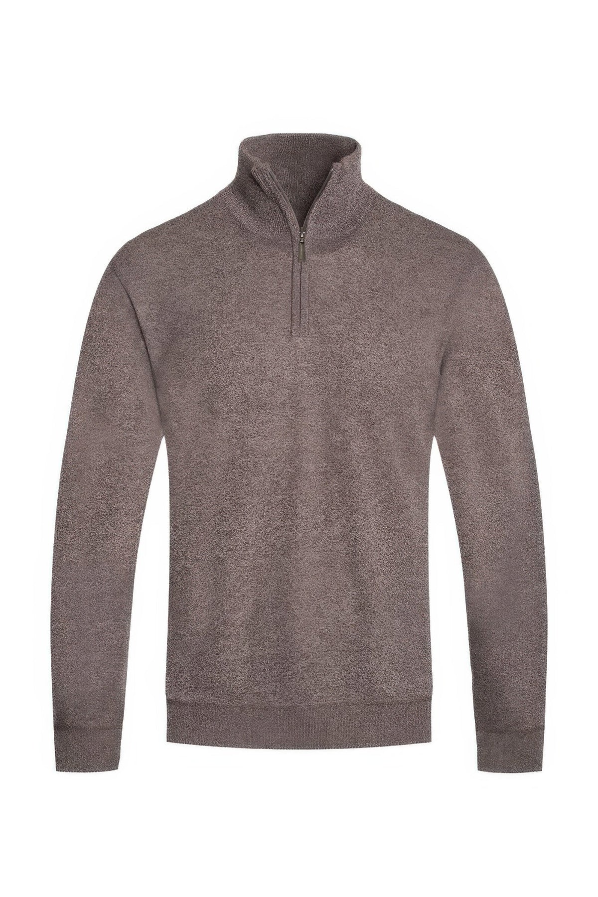 Mens Knit Quarter Zip Sweater by Tigbul's Variety Fashion Shop
