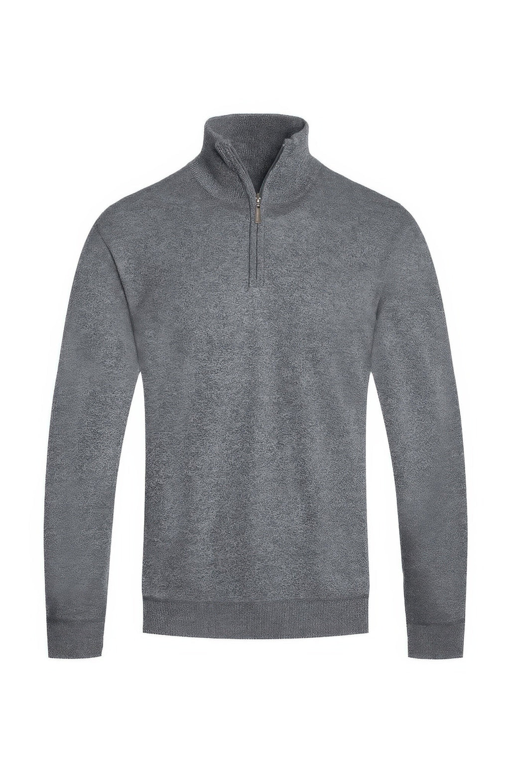 Mens Knit Quarter Zip Sweater by Tigbul's Variety Fashion Shop