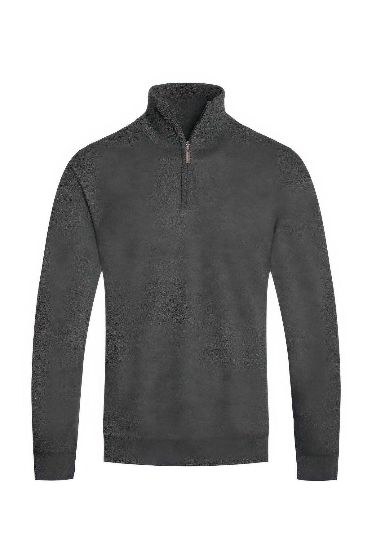 Mens Knit Quarter Zip Sweater by Tigbul's Variety Fashion Shop