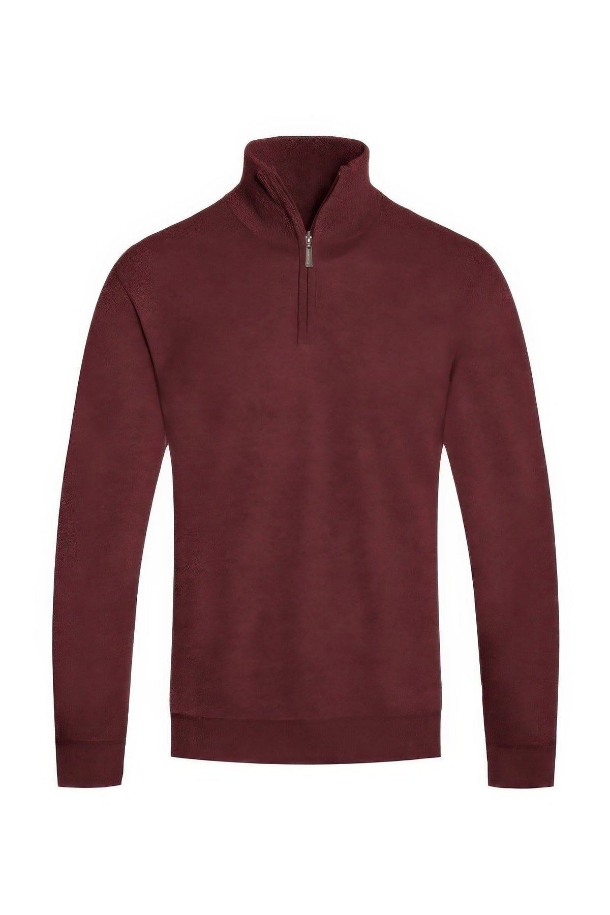 Mens Knit Quarter Zip Sweater by Tigbul's Variety Fashion Shop