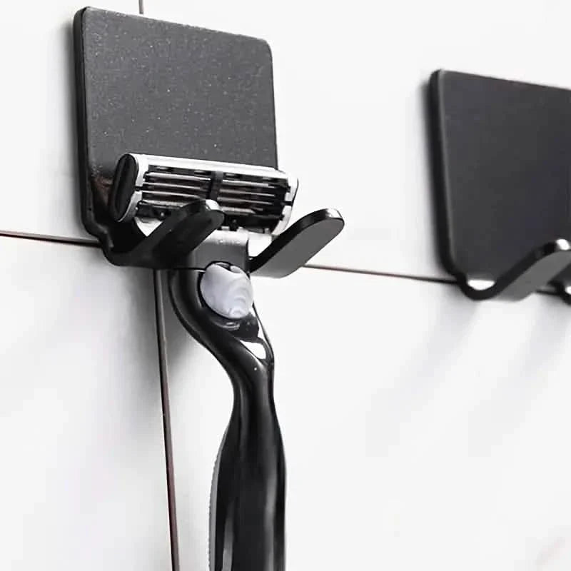 4-Pack: Storage Hook for Bathroom Razor Shaver or Wall Kitchen Use by DailySale