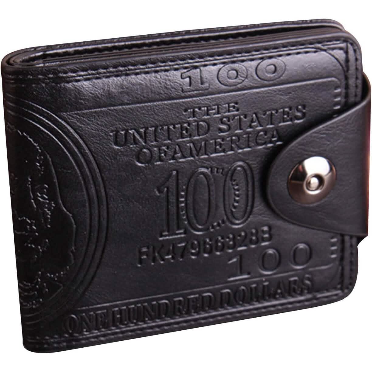 Men's USD Bill Wallet Billfold Leather Credit Card Photo Holder by DailySale