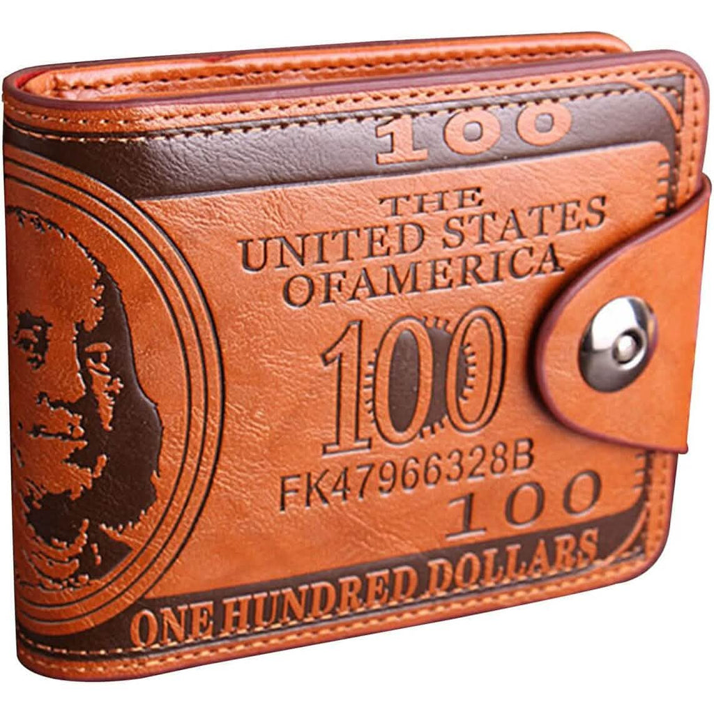 Men's USD Bill Wallet Billfold Leather Credit Card Photo Holder by DailySale