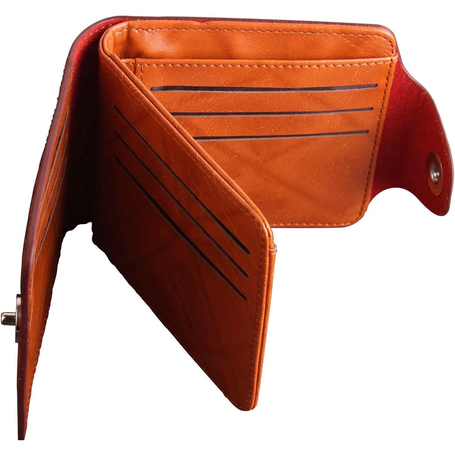 Men's USD Bill Wallet Billfold Leather Credit Card Photo Holder by DailySale