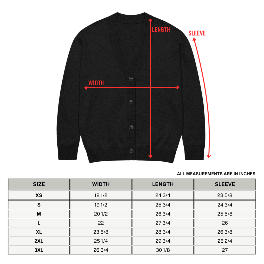 Midnight Bloom Knit Cardigan by Goth Cloth Co.