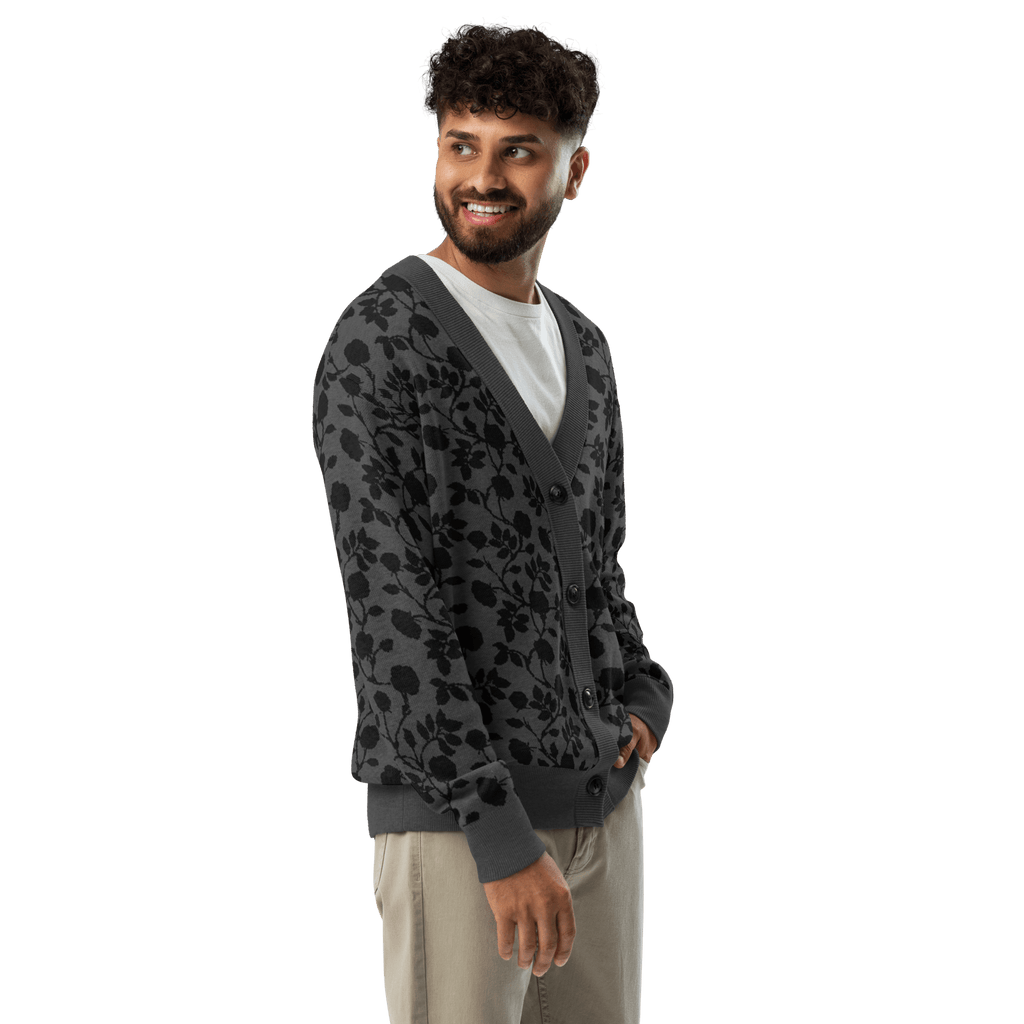 Midnight Bloom Knit Cardigan by Goth Cloth Co.