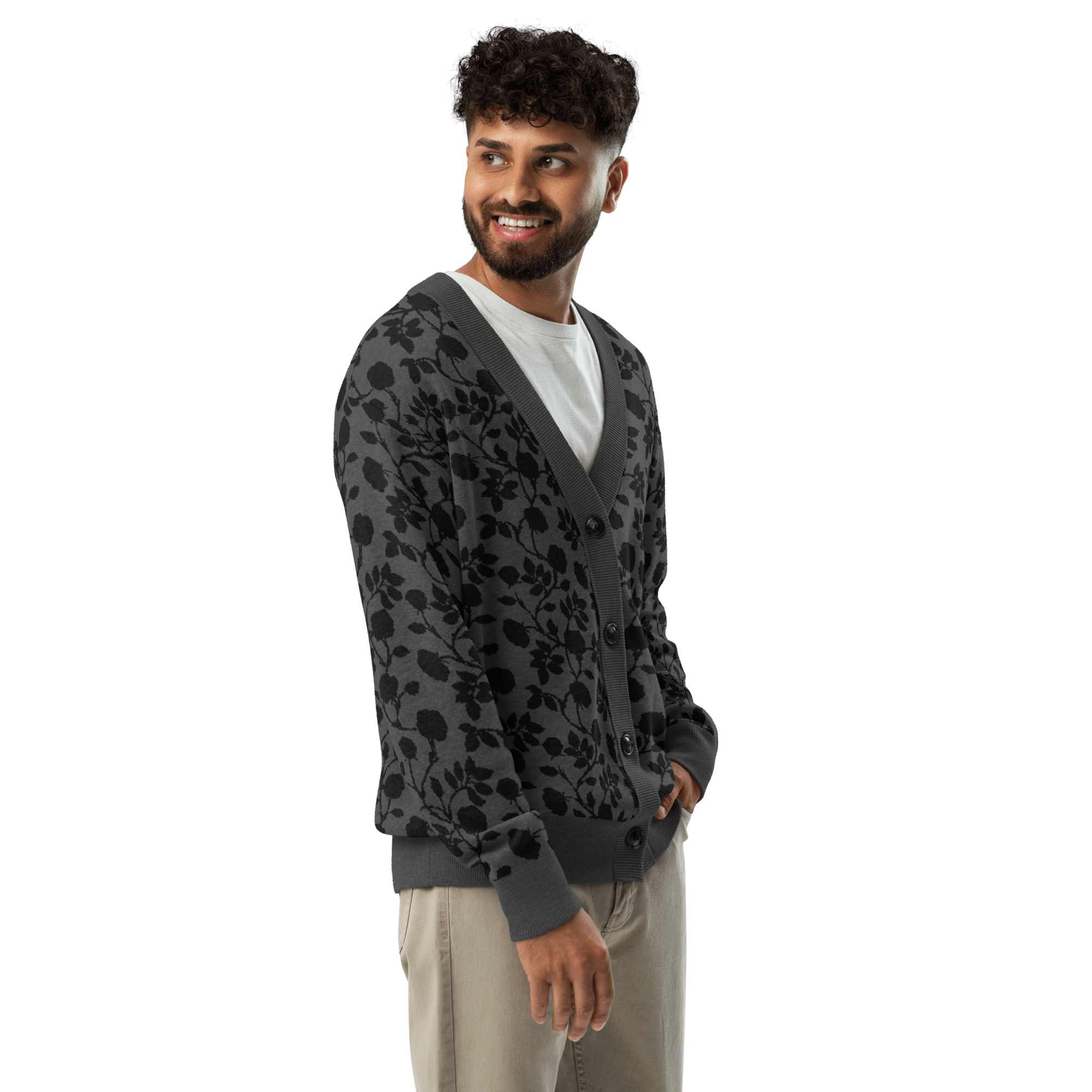 Midnight Bloom Knit Cardigan by Goth Cloth Co.