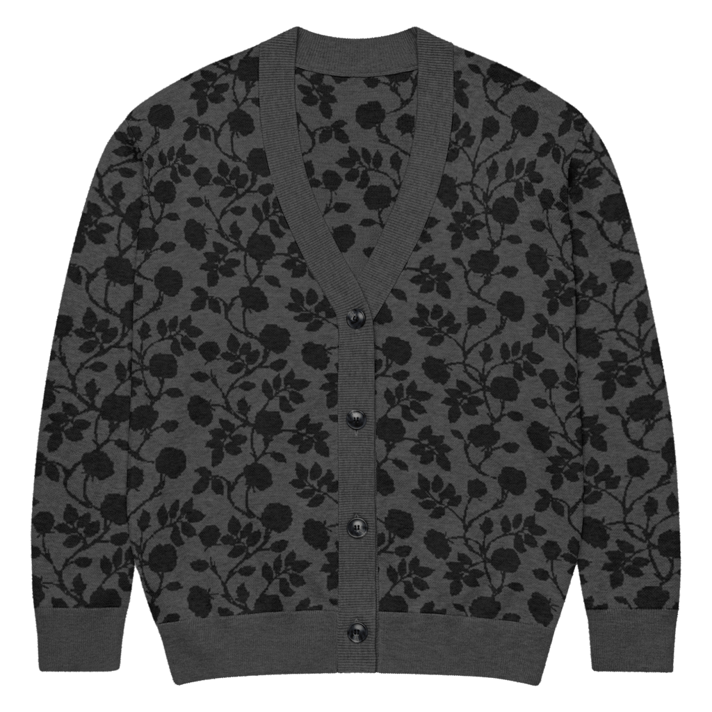 Midnight Bloom Knit Cardigan by Goth Cloth Co.