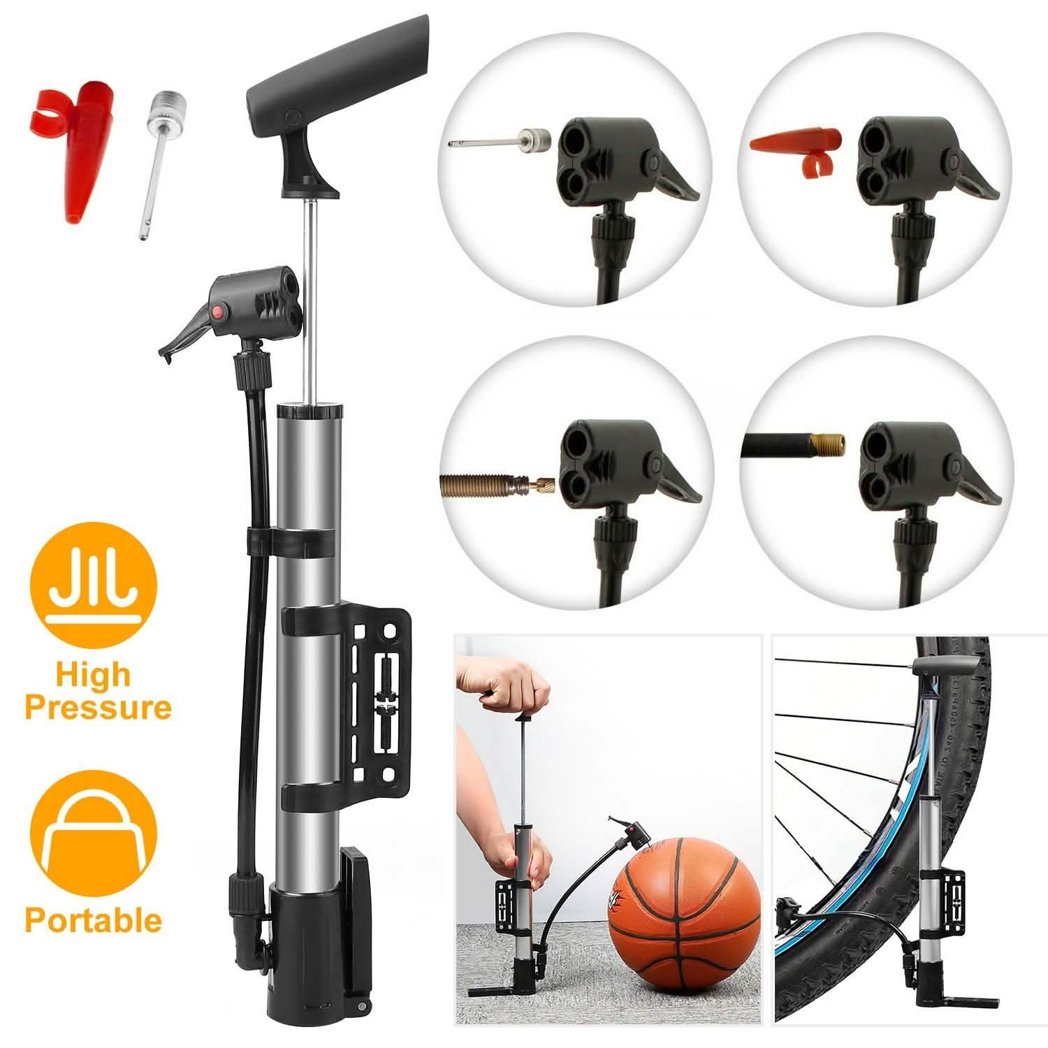 Mini Bike Pump Portable Bicycle Tire Inflator by DailySale