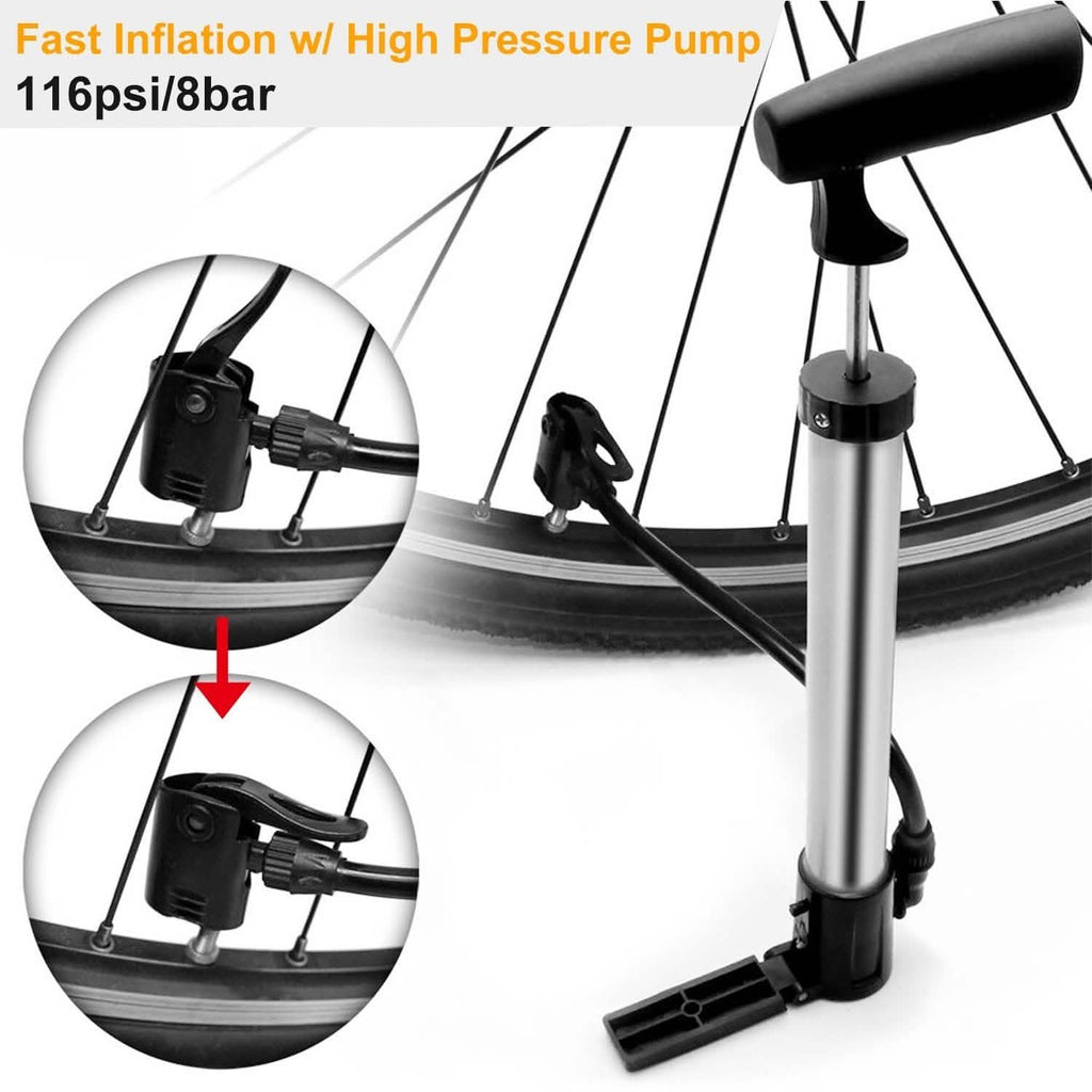 Mini Bike Pump Portable Bicycle Tire Inflator by DailySale