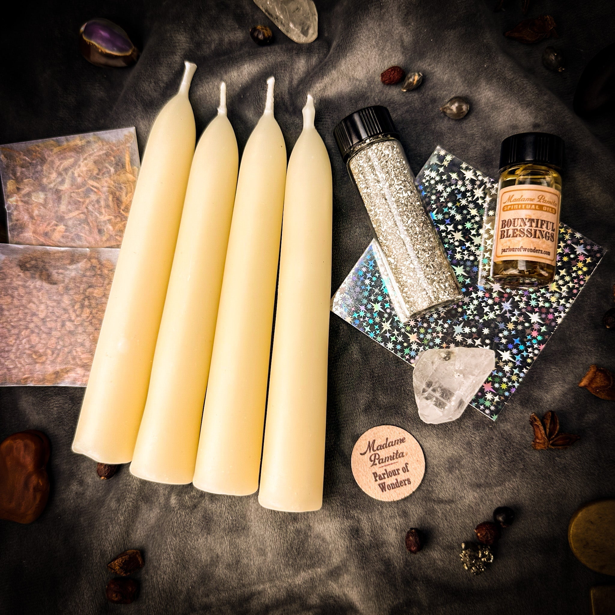 Miracles Candle Spell Booster Pack - Add Divine Blessings to Any Candle Spell Kit by Parlour of Wonders