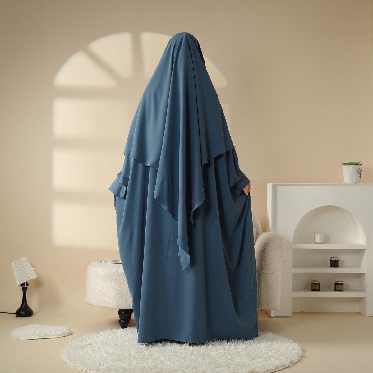 Matching Abaya Khimar Set (MK004) by Mariam's Collection