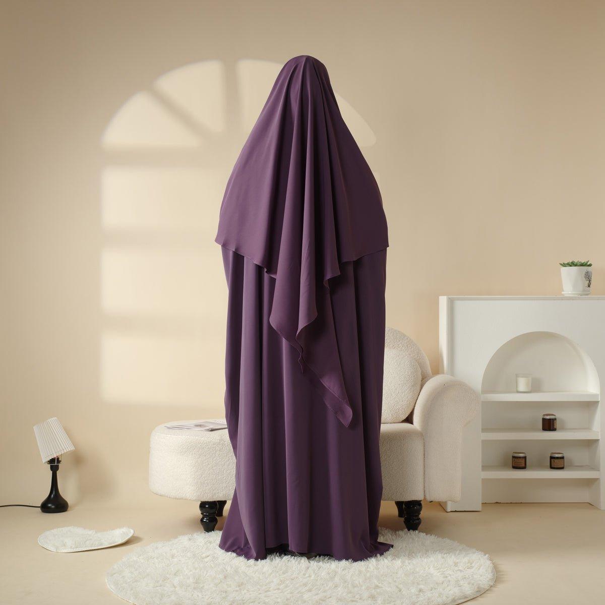 Matching Abaya Khimar Set (MK004) by Mariam's Collection