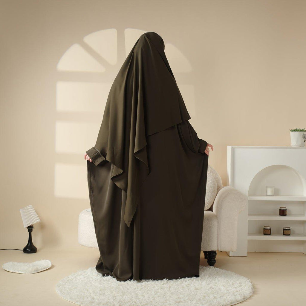 Matching Abaya Khimar Set (MK004) by Mariam's Collection
