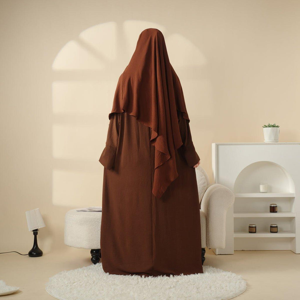 MK015 New Crepe Set Khimar by Mariam's Collection