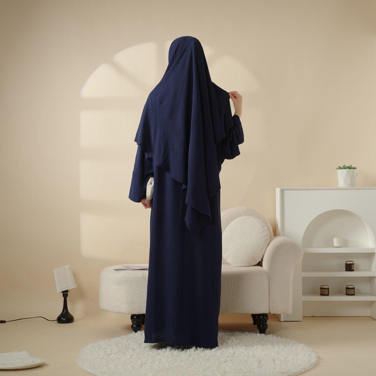 MK015 New Crepe Set Khimar by Mariam's Collection