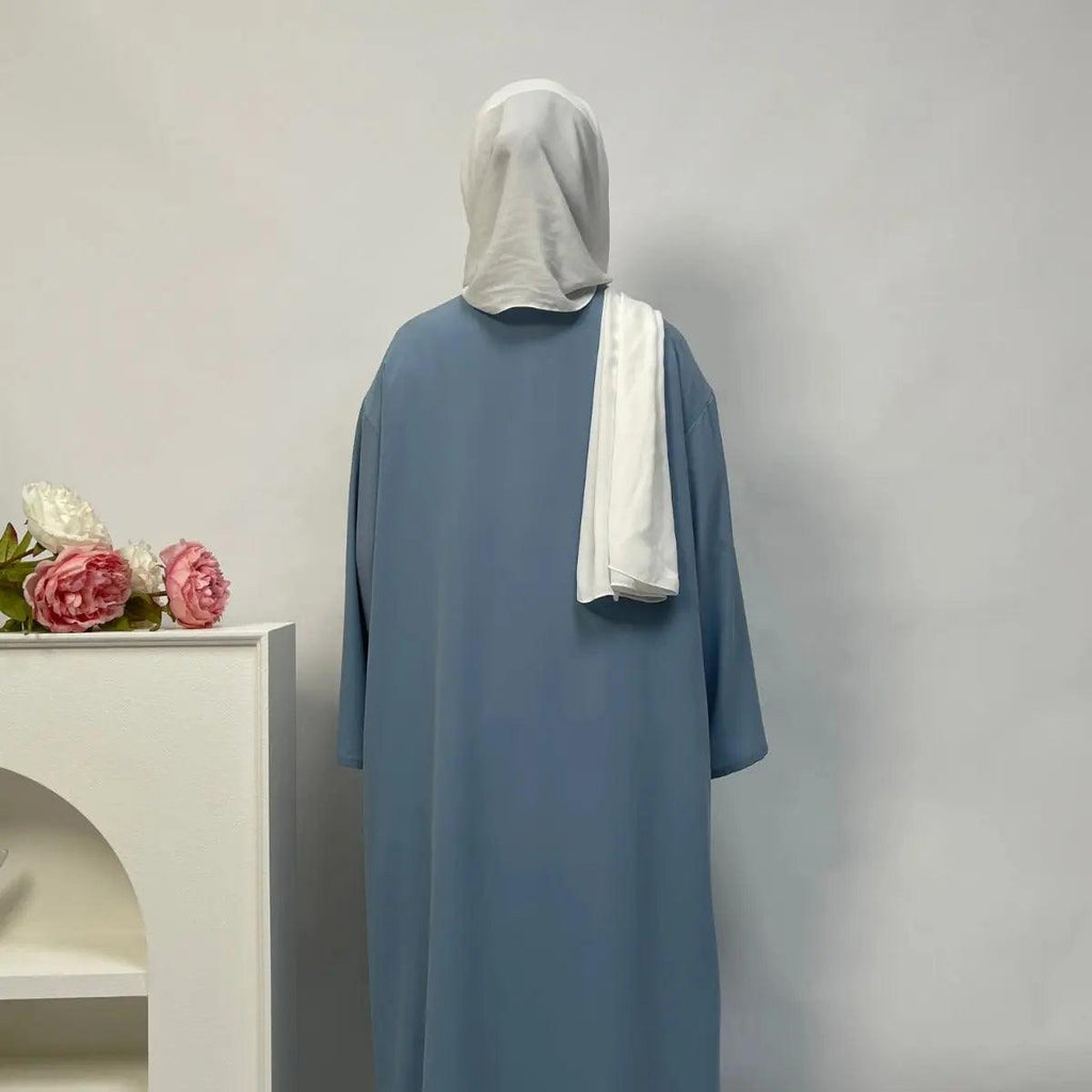 Nida Pearl 4-Piece Set Open Abaya (MOA012) by Mariam's Collection