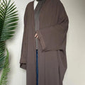 Batwing Sleeve Embroidered Open Abaya (MOA015) by Mariam's Collection