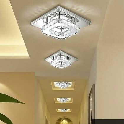 Modern LED Crystal Ceiling Lamp by DailySale