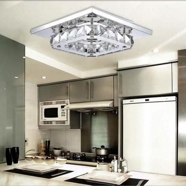 Modern LED Crystal Ceiling Lamp by DailySale