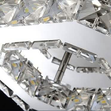 Modern LED Crystal Ceiling Lamp by DailySale