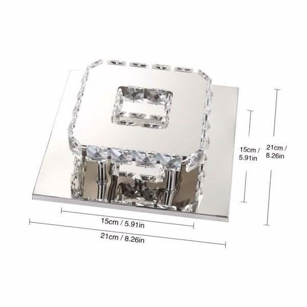 Modern LED Crystal Ceiling Lamp by DailySale