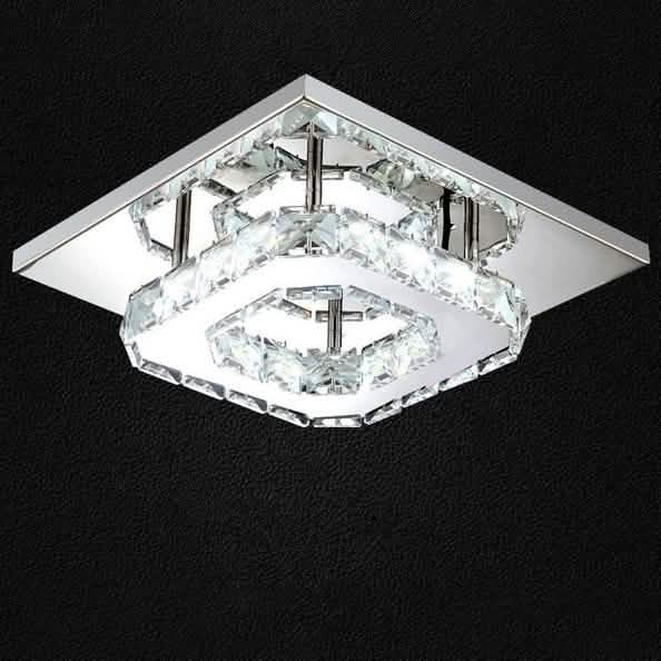 Modern LED Crystal Ceiling Lamp by DailySale