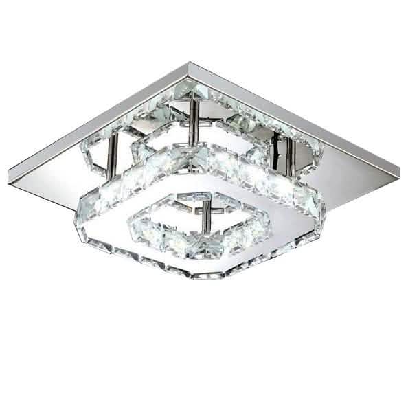 Modern LED Crystal Ceiling Lamp by DailySale