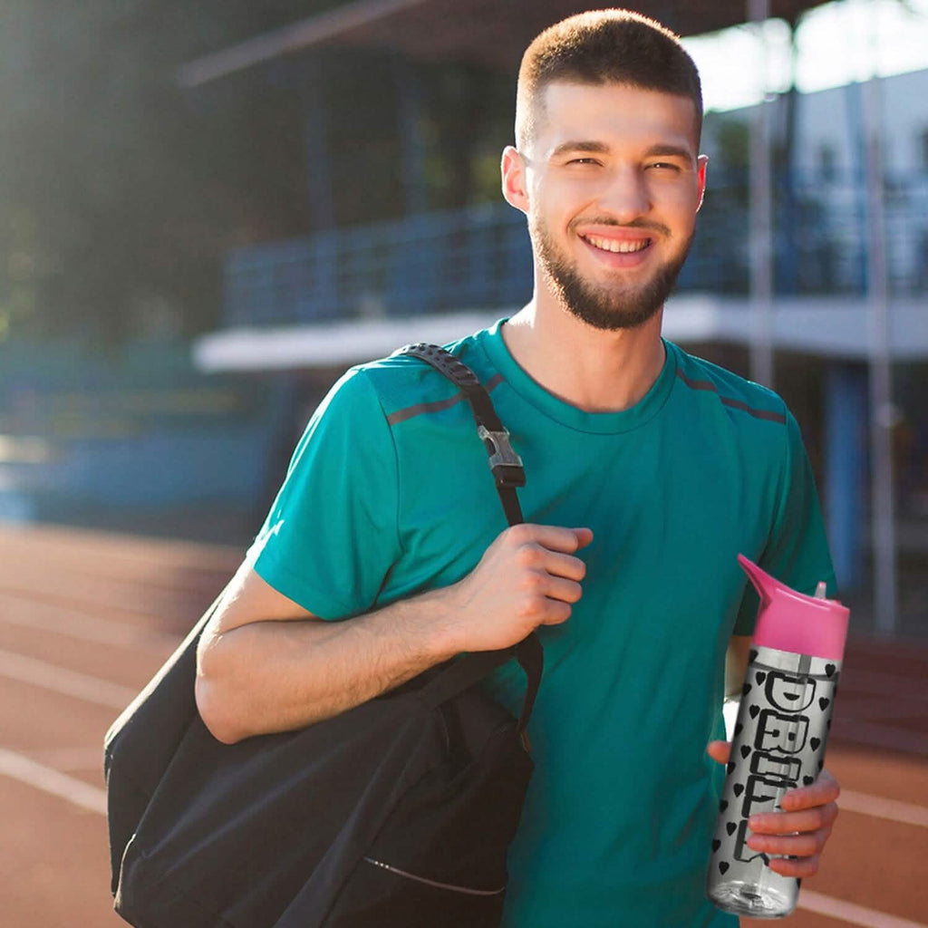 Motivational Leak Proof 32 Oz Water Bottles With Removable Straw by DailySale
