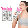 Motivational Leak Proof 32 Oz Water Bottles With Removable Straw by DailySale