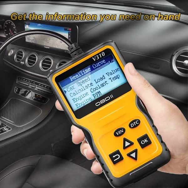 MOTOPOWER MP69033 OBD2 Scanner Universal Car Engine Fault Code Reader by DailySale