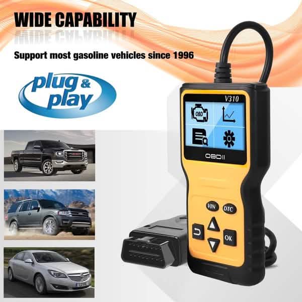 MOTOPOWER MP69033 OBD2 Scanner Universal Car Engine Fault Code Reader by DailySale