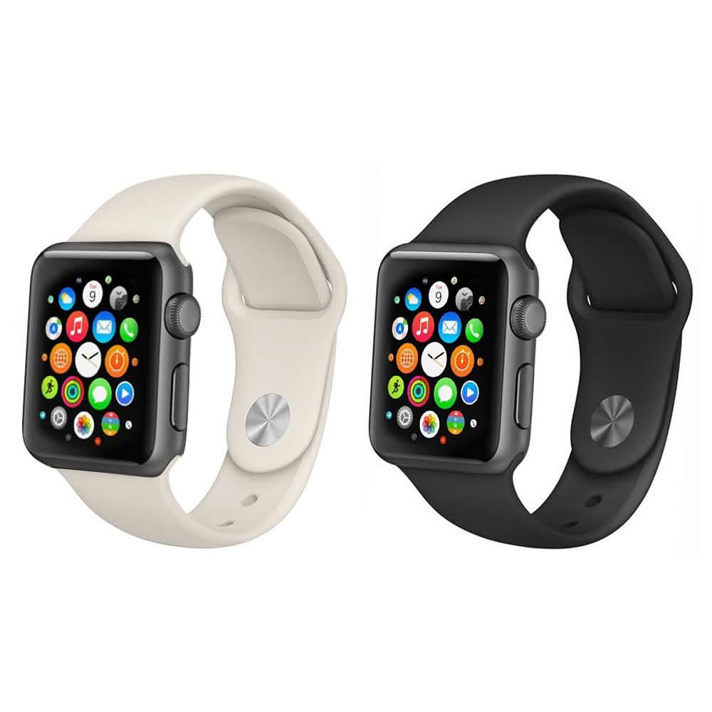 2-Pack: Silicone Apple Watch Straps by DailySale