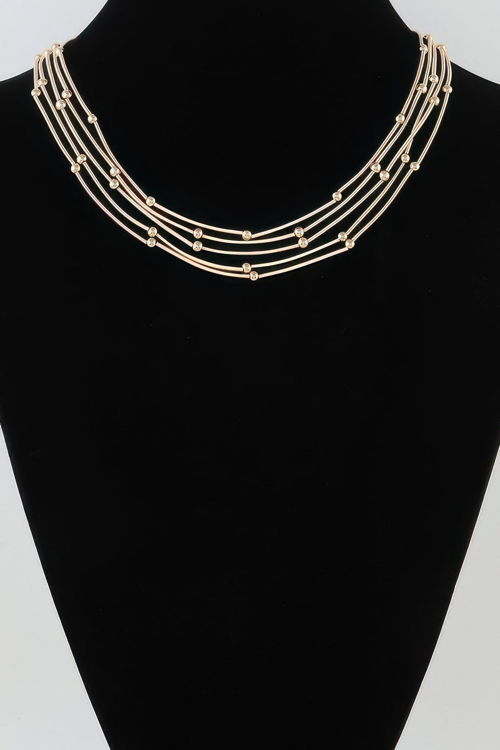 Multi Pillar Beaded Necklace by Tigbul's Variety Fashion Shop