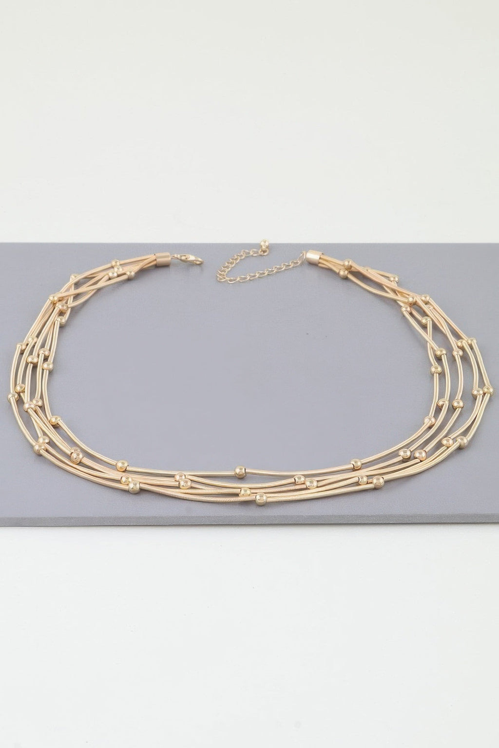 Multi Pillar Beaded Necklace by Tigbul's Variety Fashion Shop
