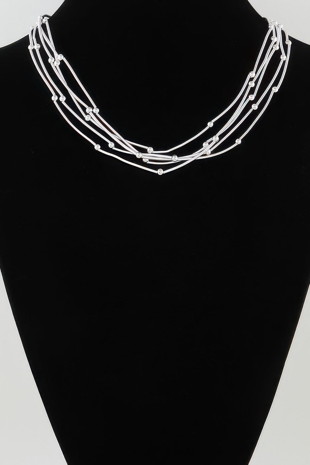 Multi Pillar Beaded Necklace by Tigbul's Variety Fashion Shop