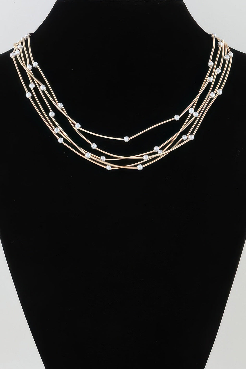 Multi Pillar Beaded Necklace by Tigbul's Variety Fashion Shop