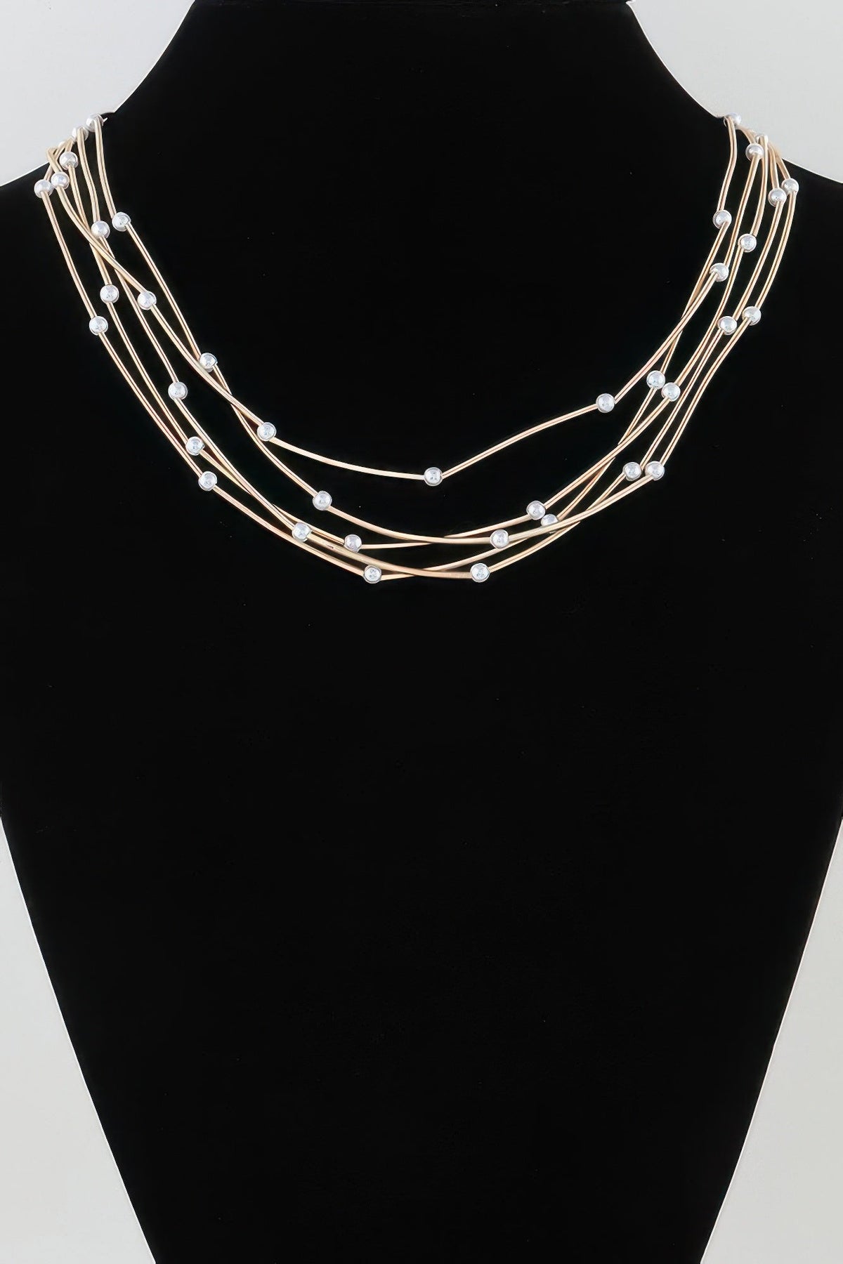 Multi Pillar Beaded Necklace by Tigbul's Variety Fashion Shop