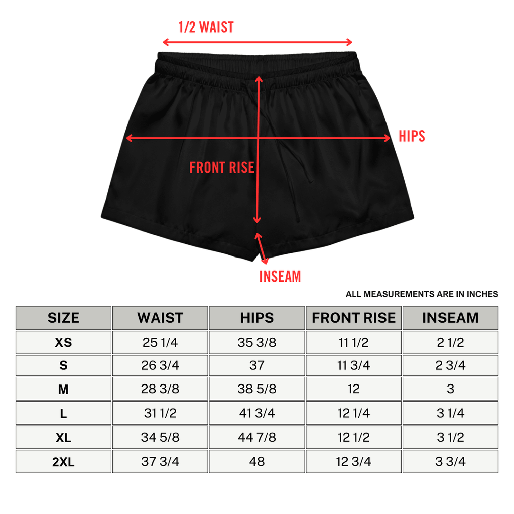 Vampire Kiss Silky Pajama Shorts by Goth Cloth Co.