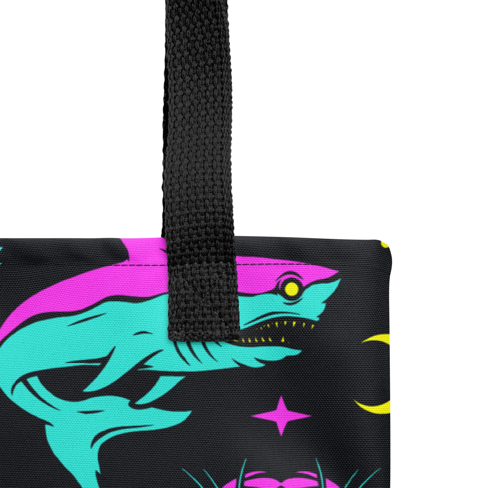 Neon Traditional Tote Bag by Goth Cloth Co.