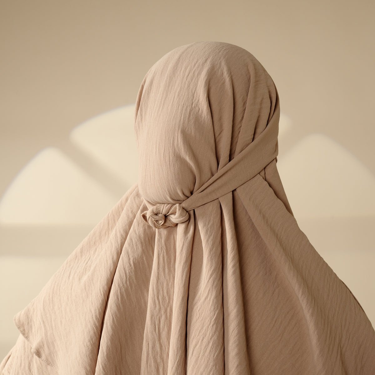 New Two-Layer Crepe Khimar (MK010) by Mariam's Collection