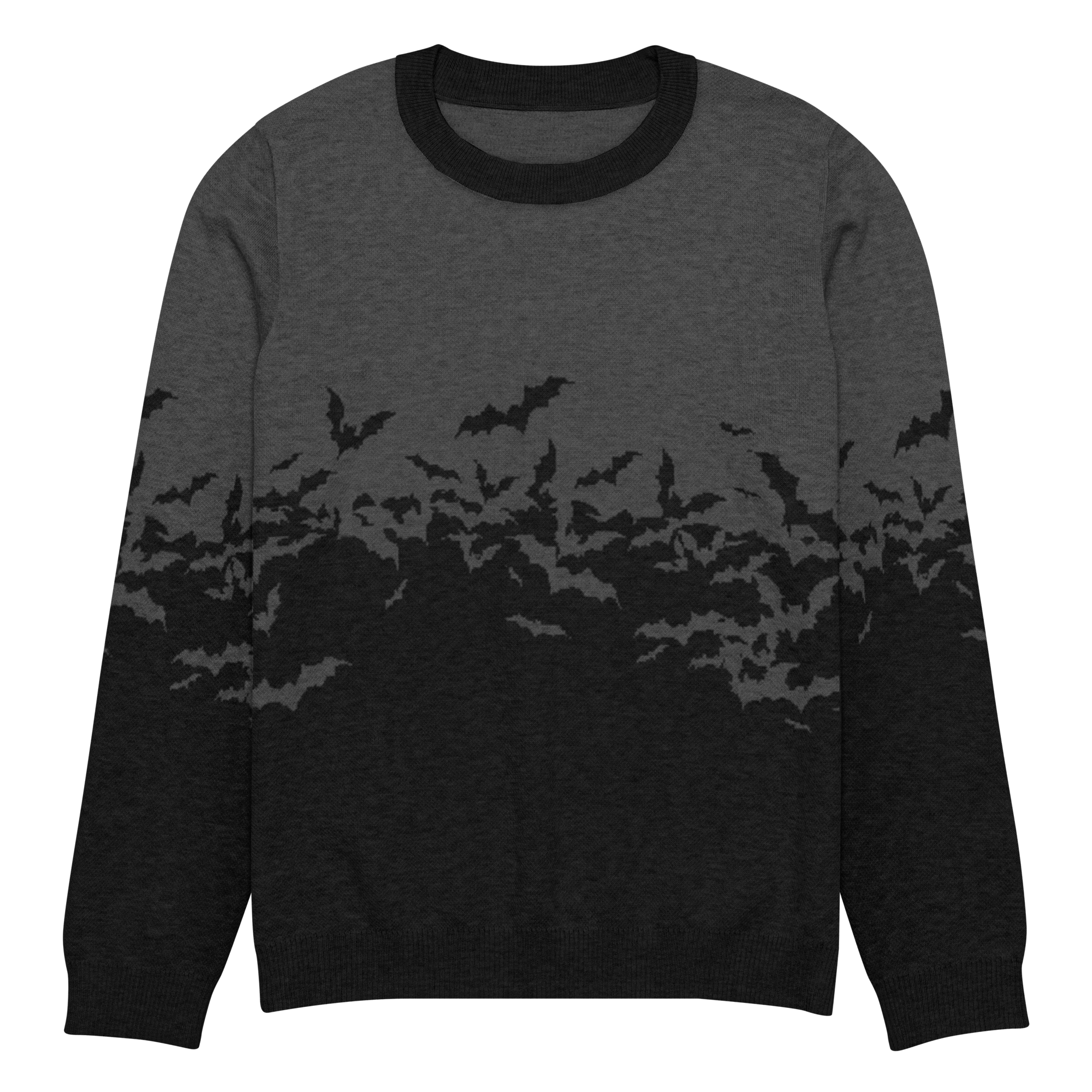 Night Swarm Knit Crewneck Sweater by Goth Cloth Co.