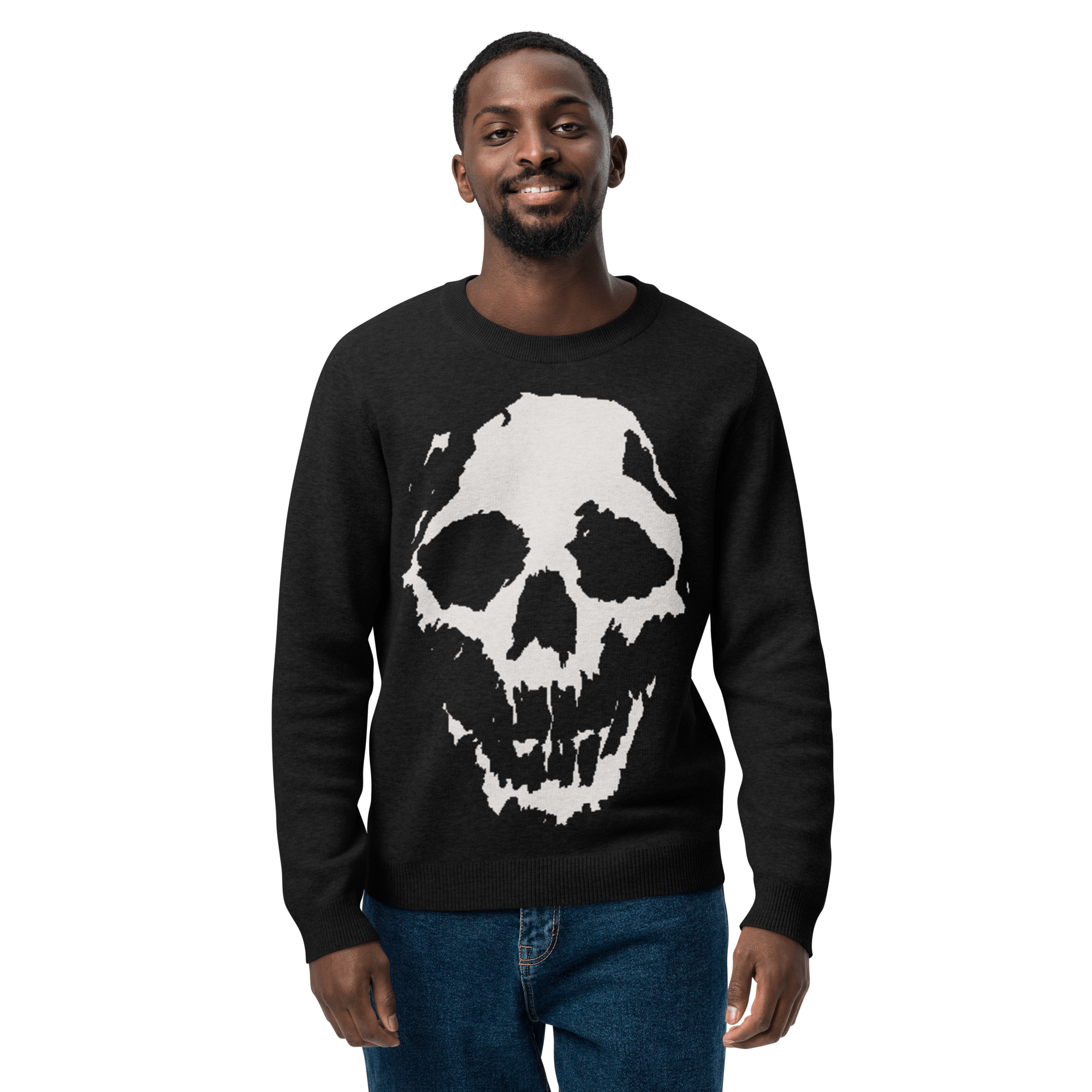 Night Terrors Knit Crewneck Sweater by Goth Cloth Co.