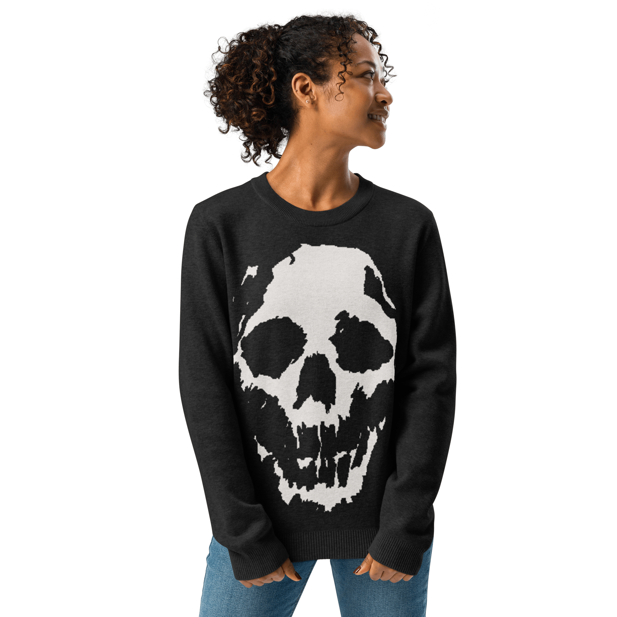 Night Terrors Knit Crewneck Sweater by Goth Cloth Co.