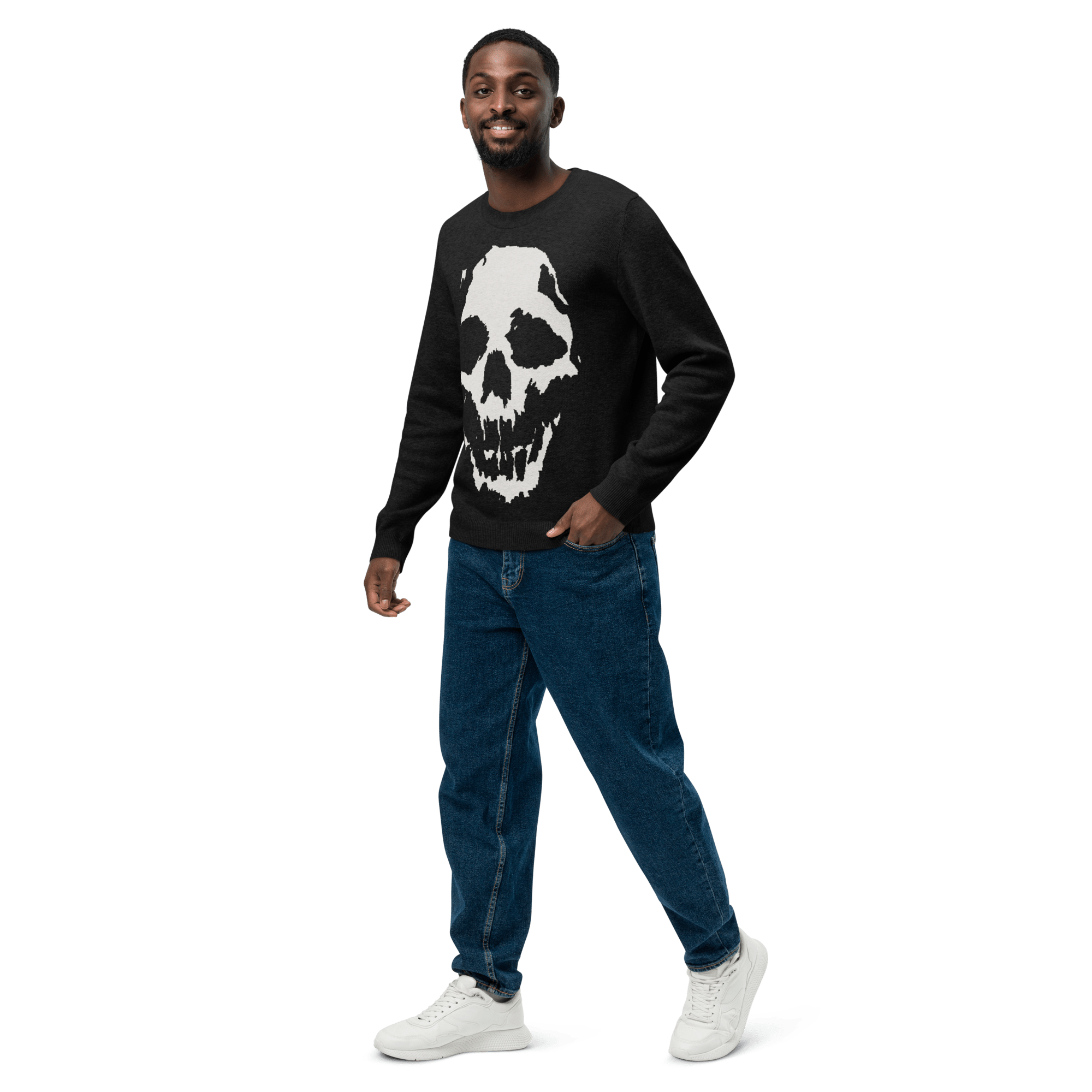 Night Terrors Knit Crewneck Sweater by Goth Cloth Co.